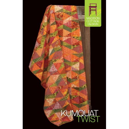 Kumquat Twist Pattern By Madison Cottage Design Fat Quarter