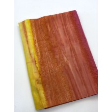 REMNANT - Batik Textiles 245 - Pink Yellow Orange Pantina - 15 Inch x WOF