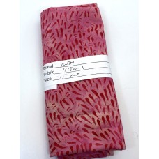 REMNANT - Anthology Batik 425Q-1 - Pink Rice - 15 Inches x WOF