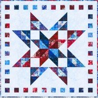 FREE Robert Kaufman Liberty Collection Sparkling Star Pattern