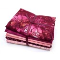Batik Half Yard Bundle HY531 - Pink Tones - 2 1/2 Yards Total