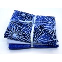 Batik Half Yard Bundle HY308A - Blue Tones - 1.5 Yards Total