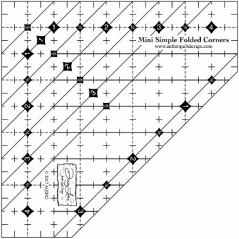 Mini Simple Folded Corners Ruler by Doug Leko