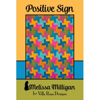 Positive Sign pattern card by Villa Rosa Designs - by Melissa Milligan