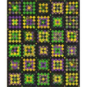 FREE Robert Kaufman Mardi Gras Granny Squares Pattern