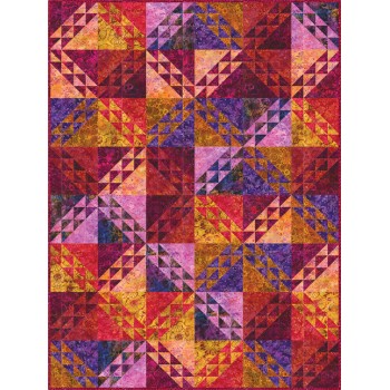 FREE Robert Kaufman Sunrise Blossoms Collection Shattered Pattern