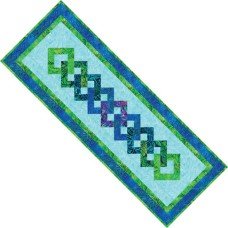 FREE Robert Kaufman Totally Tropical Collection Linked Runner Pattern