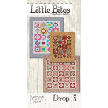 Little Bites Drop pattern (3 sizes) by Miss Rosie's Quilt Co. - Mini Charm/Scrap Friendly Pattern