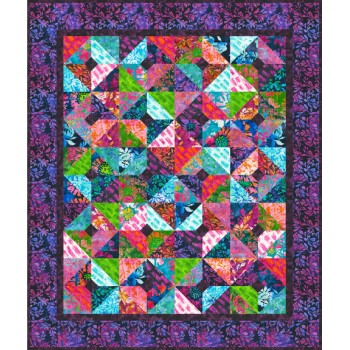 FREE Robert Kaufman Meadow Fresh Collection Burst of Color Pattern