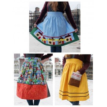 FREE Timeless Treasures Home Sweet Home Apron Trio Pattern