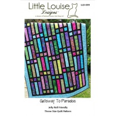 Gateway to Paradise pattern by Little Louise Designs - Jelly Roll/Scrap Friendly