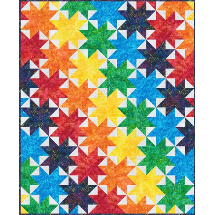 Star Blast Quilt Pattern - Free Digital Download - Robert Kaufman