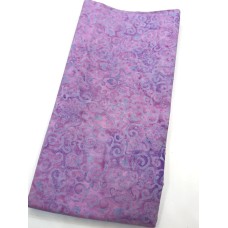 BOLT END - Island Batik 112012440 - Pink Purple Scrolls - 3/4 yd