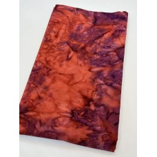 BOLT END - Anthology Batik 1867 - Orange Purple Blender - 2/3 yd