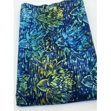 BOLT END - Riley Blake BTPTH08-1105 - Turquoise Lilly Pads with Yellow - 52 Inches