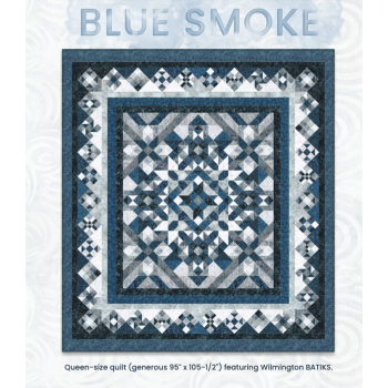 Blue Smoke Pattern from Wilmington Batiks PATTERN ONLY