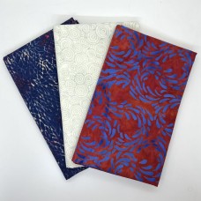 3 Yard Batik Bundle 3YD283 - Red, White, Blue