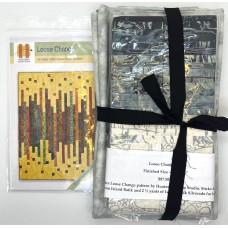 Loose Change Quilt Kit - Sticks and Stones Collection with White Black Grey Tones