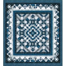 Blue Smoke Block of the Month by Wilmington Batiks - FEBRUARY 2024