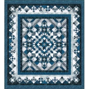 Blue Smoke Block of the Month by Wilmington Batiks - FEBRUARY 2024