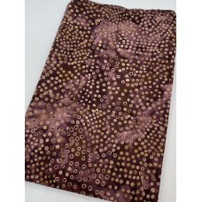 BOLT END - Banyan Batik 80503-26 - Brown Dots on Brick - 26 Inches