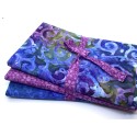 3 Yard Batik Bundle 3YD263 - Blue, Purple, Green