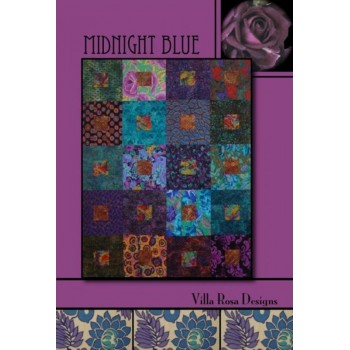 Midnight Blue pattern card by Villa Rosa Designs - 6 Pack or Fat Quarter Friendly Pattern