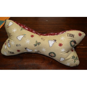 Dog Bone Neck Pillow pattern by Stitchin Tree - Fat Quarter Friendly Color Pattern printed to order