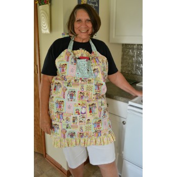 Twice Baked Apron pattern by Stitchin Tree Color Pattern printed to order