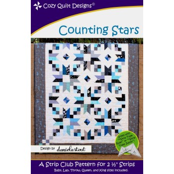 Counting Stars pattern by Cozy Quilt Designs - Jelly Roll & Scrap Friendly
