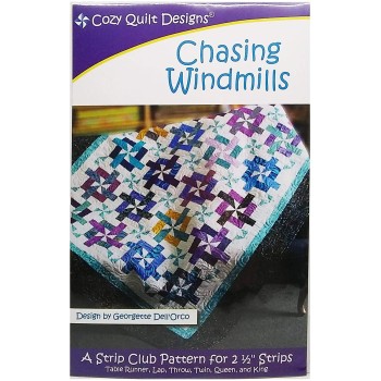 Chasing Windmills pattern by Cozy Quilt Designs - Jelly Roll & Scrap Friendly