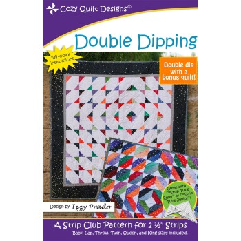 Double Dipping pattern by Cozy Quilt Designs - Jelly Roll & Scrap Friendly