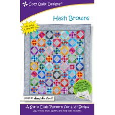 Hash Browns pattern by Cozy Quilt Designs - Jelly Roll & Scrap Friendly