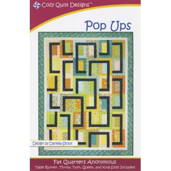 Pop Ups pattern by Cozy Quilt Designs - Jelly Roll & Scrap Friendly
