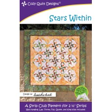 Stars Within pattern by Cozy Quilt Designs - Jelly Roll & Scrap Friendly