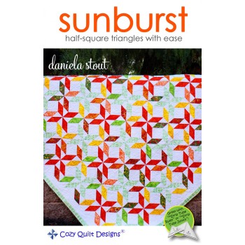 Sunburst pattern by Cozy Quilt Designs - Jelly Roll & Scrap Friendly