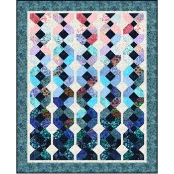 FREE Robert Kaufman Watercolor Blossoms Dutch Braid Pattern