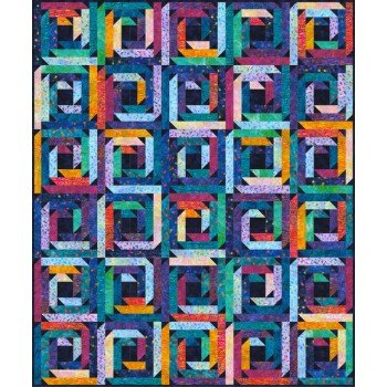 FREE Robert Kaufman Interstellar Collection Cabin Frenzy Pattern