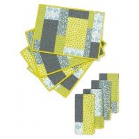 FREE Robert Kaufman Colorblock Placemats Pattern