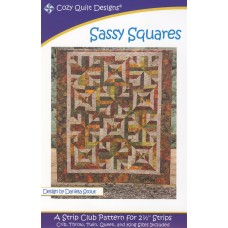 Sassy Squares pattern by Cozy Quilt Designs - Jelly Roll Friendly
