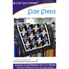 Side Steps pattern by Cozy Quilt Designs - Jelly Roll Friendly