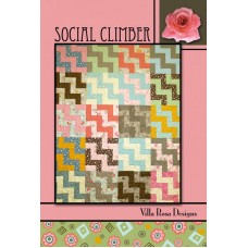 Social Climber pattern card by Villa Rosa Designs - Jelly Roll Friendly Pattern