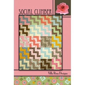 Social Climber pattern card by Villa Rosa Designs - Jelly Roll Friendly Pattern