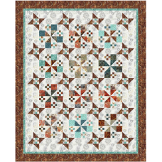 FREE Timeless Treasures Tonga Copper Star Studded Ladies Pattern