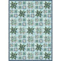 FREE Timeless Treasures Tonga Surf Stars in Water Pattern