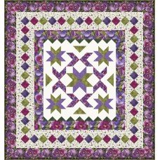 FREE Timeless Treasures Viola Patch of Pansies Pattern