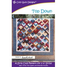 Top Down pattern by Cozy Quilt Designs - Jelly Roll & Scrap Friendly