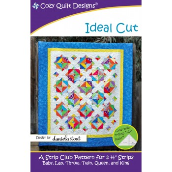 Ideal Cut pattern by Cozy Quilt Designs - Jelly Roll & Scrap Friendly