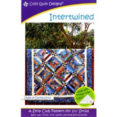 Intertwined pattern by Cozy Quilt Designs - Jelly Roll & Scrap Friendly