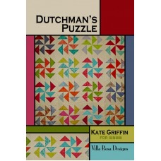Dutchman's Puzzle pattern card by Villa Rosa Designs - Layer Cake or Scrap Friendly